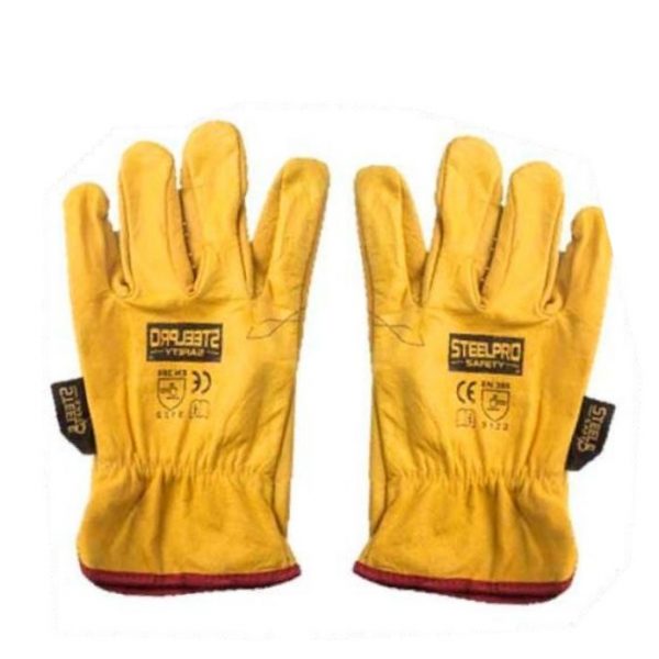 GUANTES DE BADANA - STEELPRO