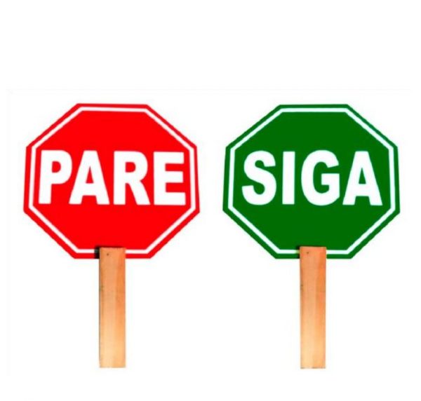 PALETAS DE SEGURIDAD PARE Y SIGA