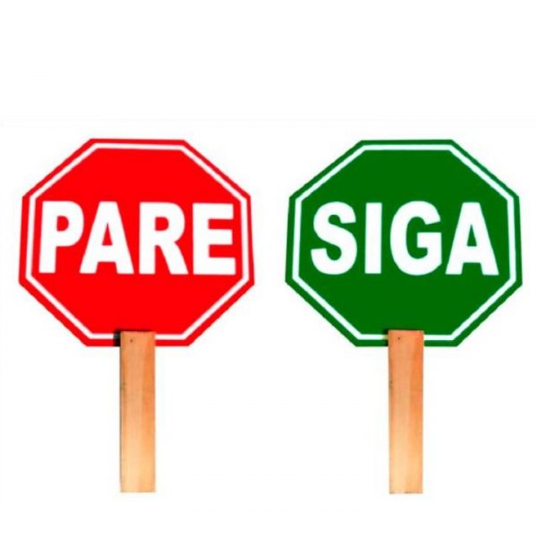 PALETAS DE SEGURIDAD PARE Y SIGA