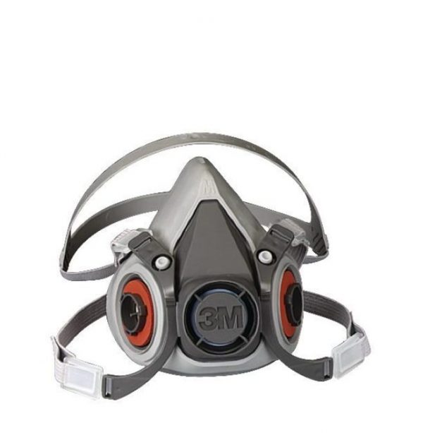 RESPIRADOR MEDIA CARA  DE CAUCHO 6200 - 3M