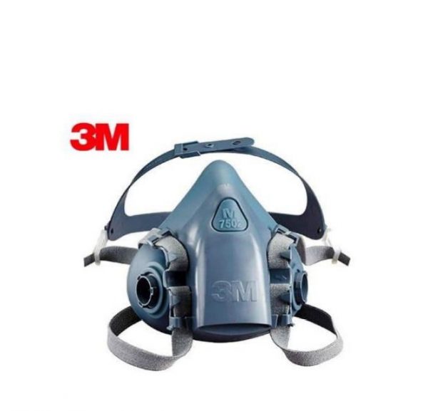RESPIRADOR MEDIA CARA DE  SILICONA 7502 3M