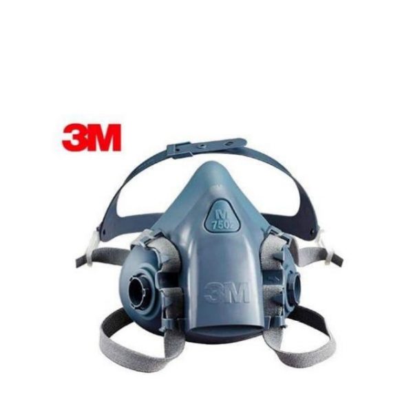 RESPIRADOR MEDIA CARA DE  SILICONA 7502 3M